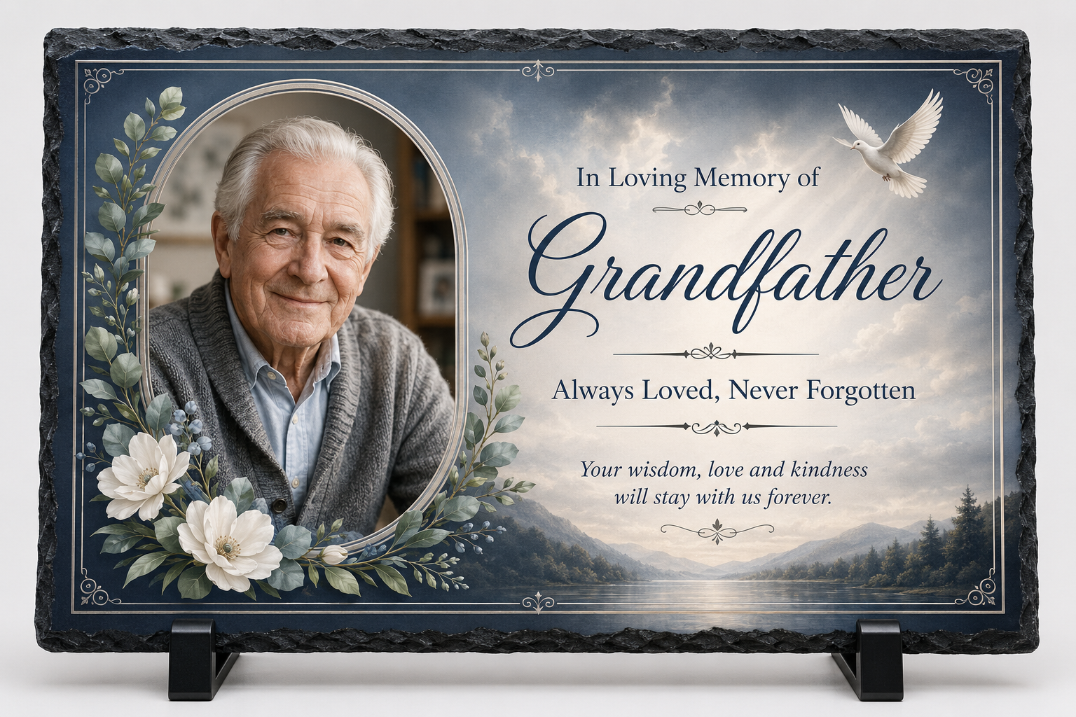 Memorial Photo Slate (large)