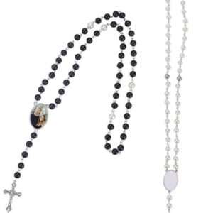 Personalised Rosary Beads (white)