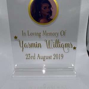 Memorial Frame & Stand
