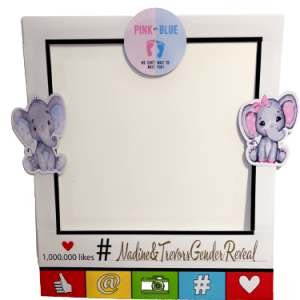 Personalised Gender Reveal Selfie Photo Frame