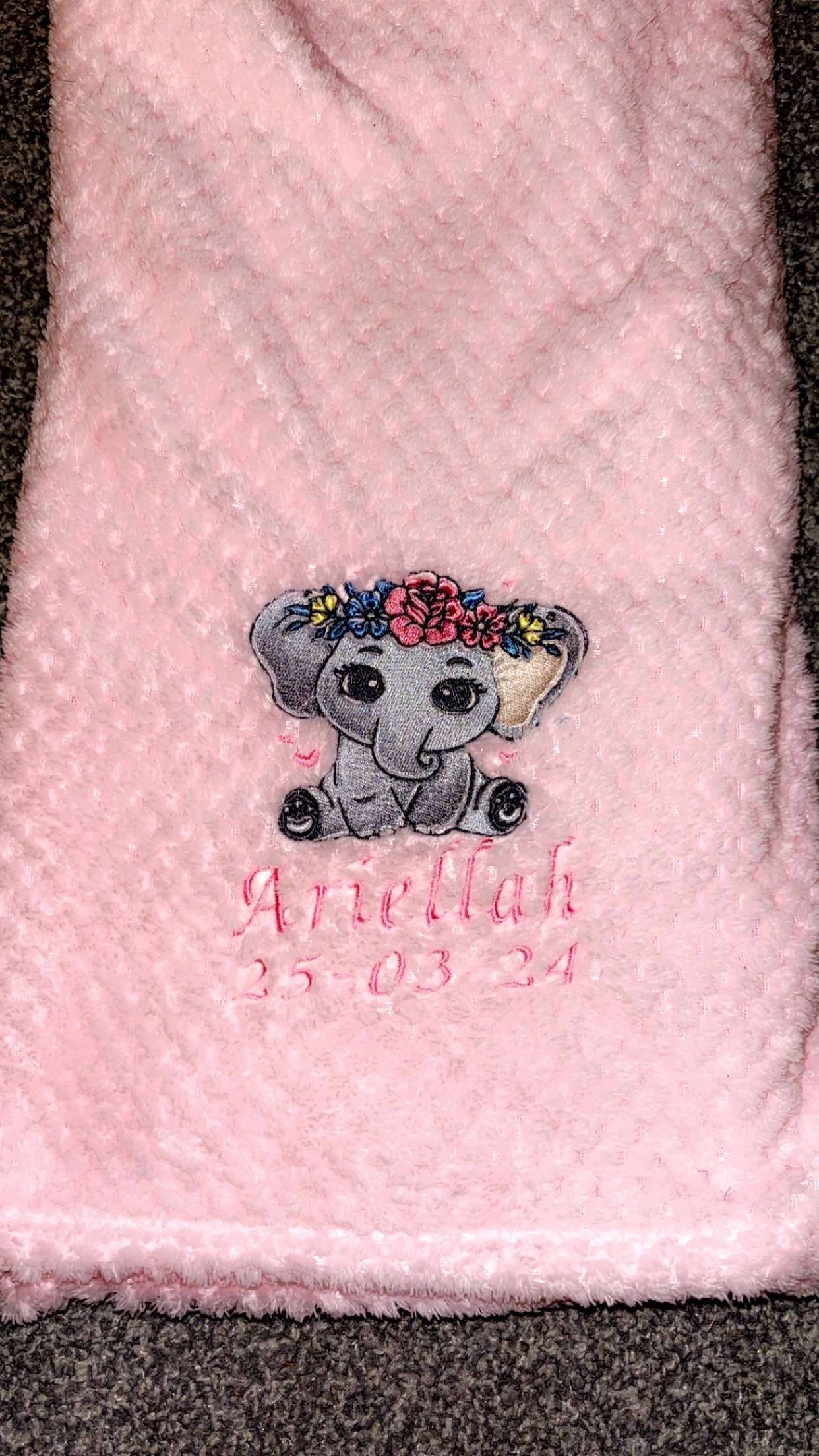 Personalised Blanket - Embroidered