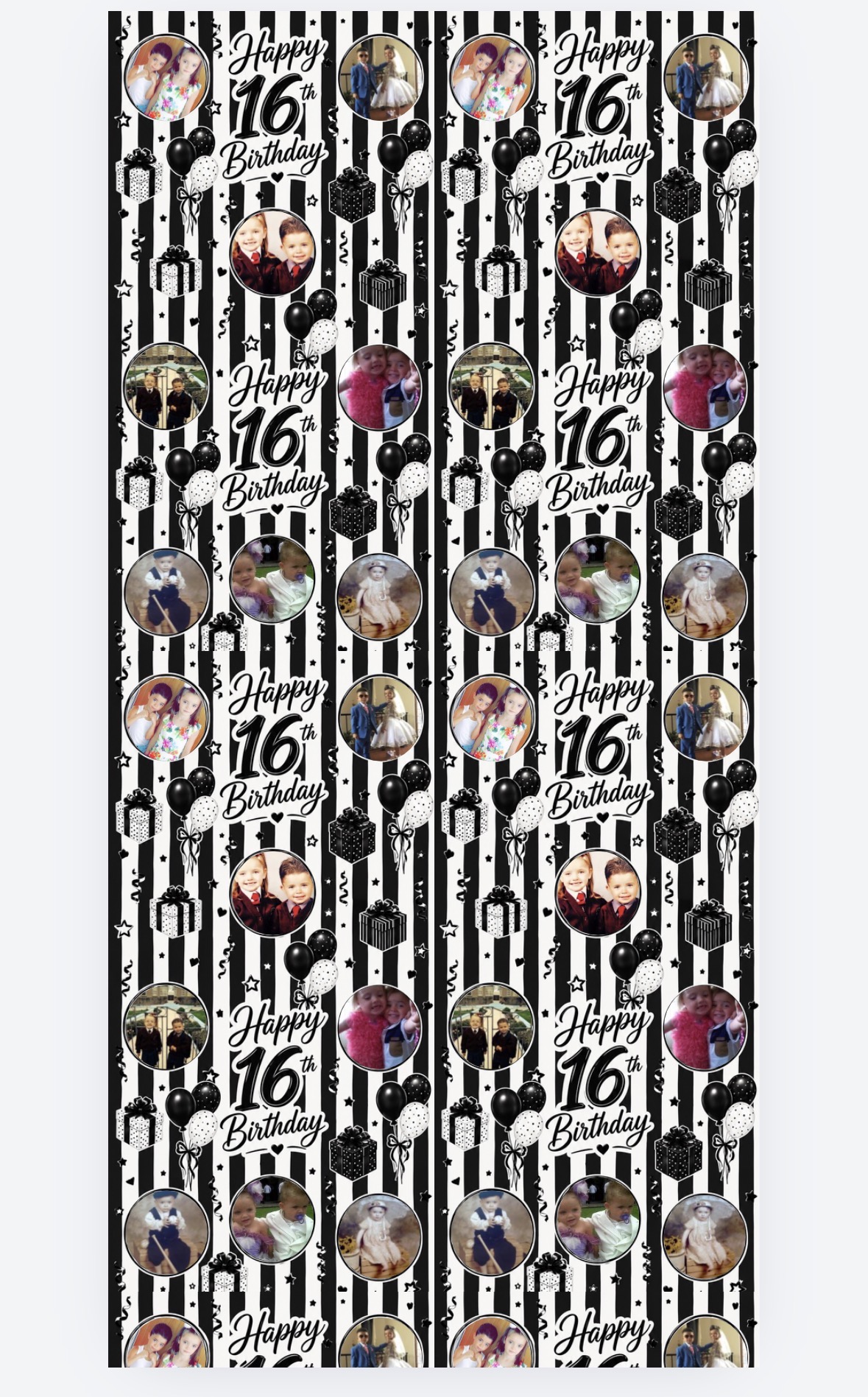 Wrapping Paper Personalised